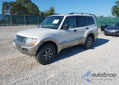 2002 Mitsubishi Montero Xls z USA, uszkodzony, nr VIN JA4MW31R82J002925